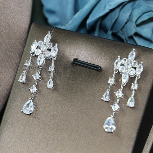 Aurora Royale – 4-Piece Bridal Zircon Majesty Set