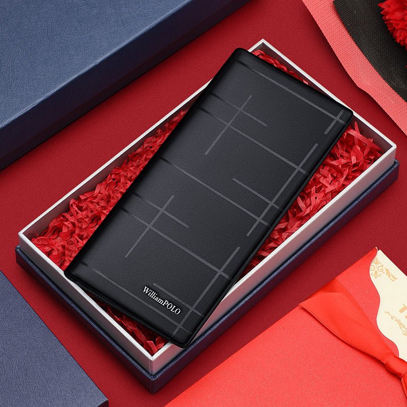 William Polo EliteGrid – Men's Luxury Leather Wallet